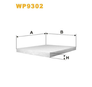 Filtr, vzduch v interiéru WIX FILTERS WP9302