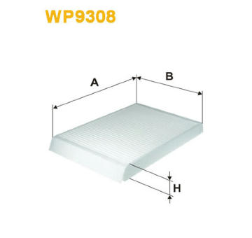 Filtr, vzduch v interiéru WIX FILTERS WP9308