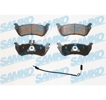 Sada brzdových destiček, kotoučová brzda SAMKO 5SP1000A