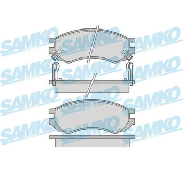 Sada brzdových destiček, kotoučová brzda SAMKO 5SP1008