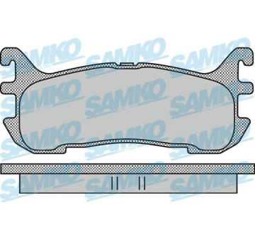 Sada brzdových destiček, kotoučová brzda SAMKO 5SP1099