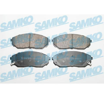 Sada brzdových destiček, kotoučová brzda SAMKO 5SP1207