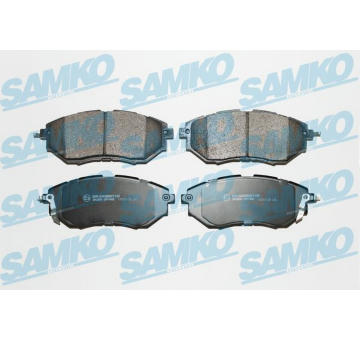 Sada brzdových destiček, kotoučová brzda SAMKO 5SP1402
