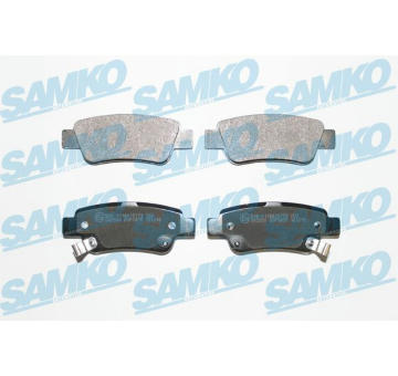 Sada brzdových destiček, kotoučová brzda SAMKO 5SP1455