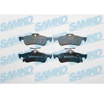 Sada brzdových destiček, kotoučová brzda SAMKO 5SP1458