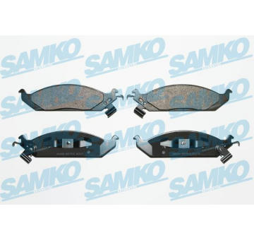 Sada brzdových destiček, kotoučová brzda SAMKO 5SP1519