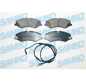 Sada brzdových destiček, kotoučová brzda SAMKO 5SP1616B