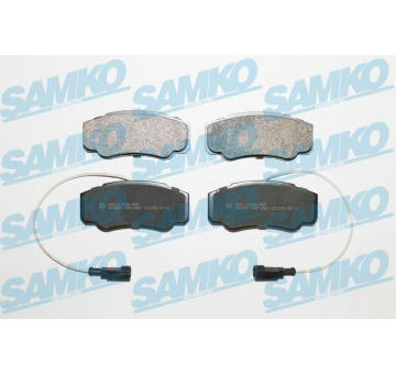 Sada brzdových destiček, kotoučová brzda SAMKO 5SP1662