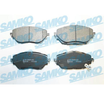 Sada brzdových destiček, kotoučová brzda SAMKO 5SP2068