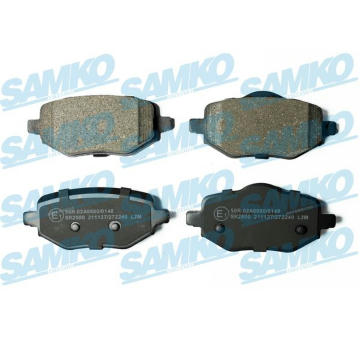 Sada brzdových destiček, kotoučová brzda SAMKO 5SP2240