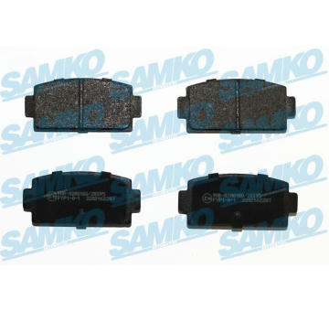 Sada brzdových destiček, kotoučová brzda SAMKO 5SP2287
