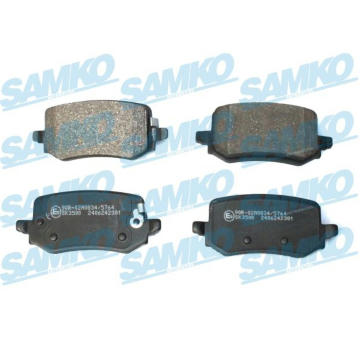 Sada brzdových destiček, kotoučová brzda SAMKO 5SP2381