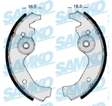 Sada brzdových čelistí SAMKO 80670