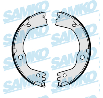 Sada brzdových čelistí, parkovací brzda SAMKO 81177