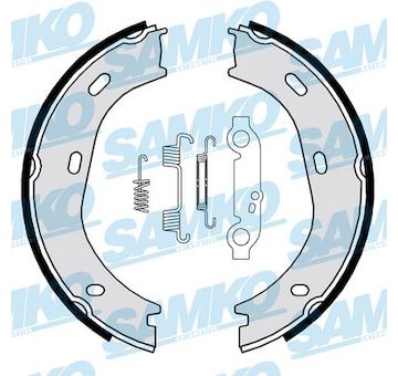 Sada brzdových čelistí, parkovací brzda SAMKO 81839