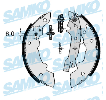 Sada brzdových čelistí SAMKO 84320