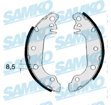 Sada brzdových čelistí SAMKO 84710