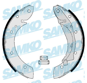 Sada brzdových čelistí SAMKO 87165
