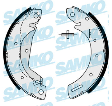 Sada brzdových čelistí SAMKO 88500