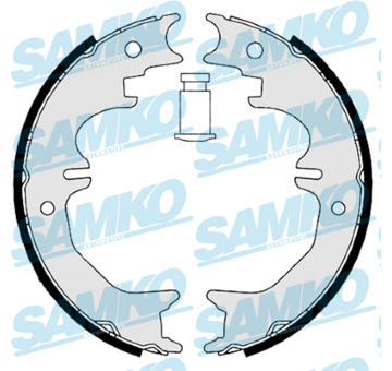 Sada brzdových čelistí, parkovací brzda SAMKO 88850