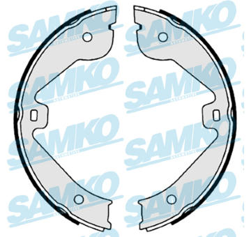 Sada brzdových čelistí, parkovací brzda SAMKO 89150