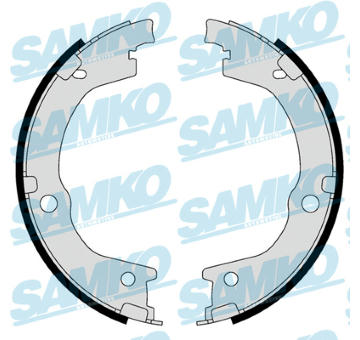 Sada brzdových čelistí, parkovací brzda SAMKO 89460