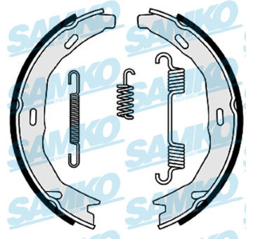 Sada brzdových čelistí, parkovací brzda SAMKO 89660
