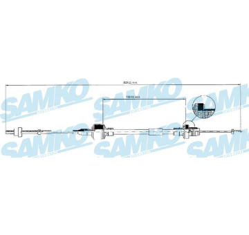 Tazne lanko, ovladani spojky SAMKO C0128C
