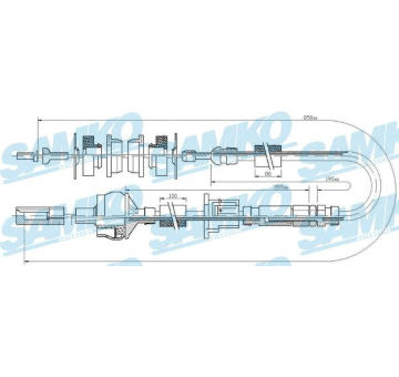 Tazne lanko, ovladani spojky SAMKO C0173C