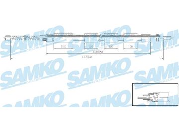 Tazne lanko, parkovaci brzda SAMKO C0610B