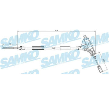 Tazne lanko, parkovaci brzda SAMKO C0641B