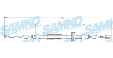 Tažné lanko, parkovací brzda SAMKO C0901B