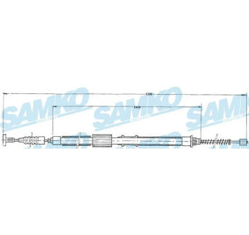 Tazne lanko, parkovaci brzda SAMKO C1240B