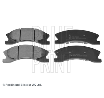 Sada brzdových destiček, kotoučová brzda BLUE PRINT ADA104217