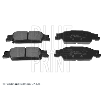 Sada brzdových destiček, kotoučová brzda Blue Print ADA104250