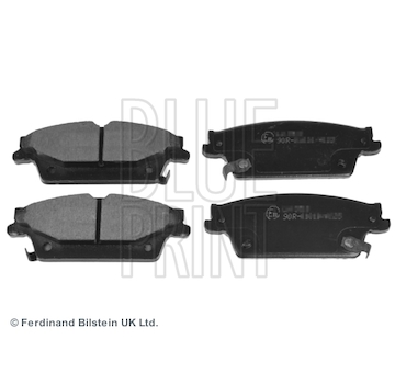 Sada brzdových destiček, kotoučová brzda BLUE PRINT ADA104252