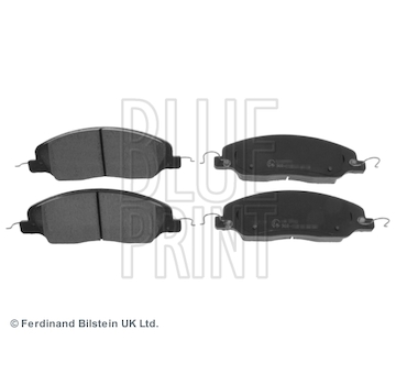 Sada brzdových destiček, kotoučová brzda BLUE PRINT ADA104256