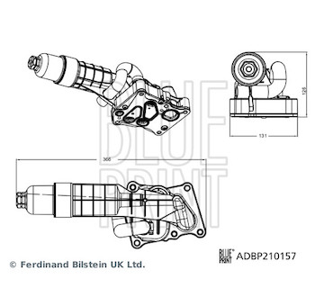 Pouzdro, olejový filtr BLUE PRINT ADBP210157