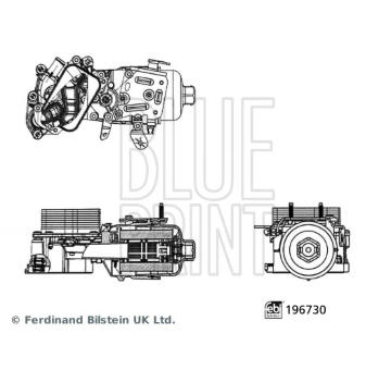 Pouzdro, olejový filtr BLUE PRINT ADBP210219