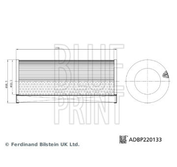 Vzduchový filtr BLUE PRINT ADBP220133