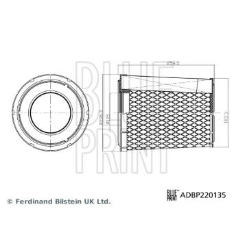 Vzduchový filtr BLUE PRINT ADBP220135