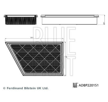 Vzduchový filtr BLUE PRINT ADBP220151