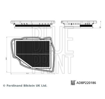 Vzduchový filter BLUE PRINT ADBP220186