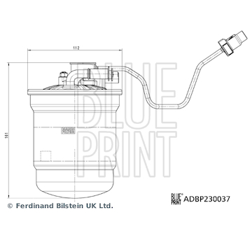 Palivový filtr BLUE PRINT ADBP230037