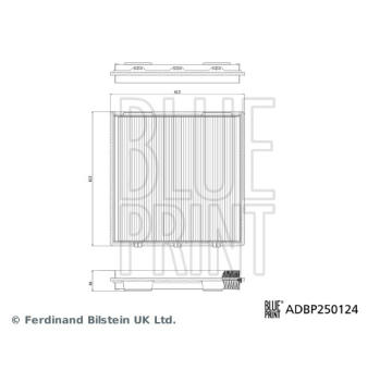 Filter vnútorného priestoru BLUE PRINT ADBP250124