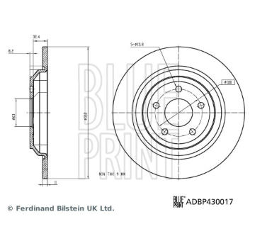 Brzdový kotouč BLUE PRINT ADBP430017