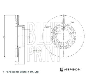 Brzdový kotouč BLUE PRINT ADBP430044