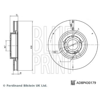 Brzdový kotouč BLUE PRINT ADBP430179