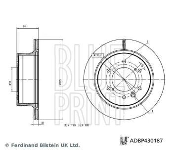 Brzdový kotouč BLUE PRINT ADBP430187