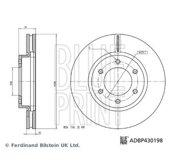 Brzdový kotouč BLUE PRINT ADBP430198